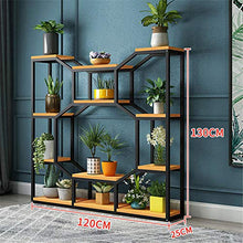 OJKJGYTF Indoor Plant Stand Metal Plant Stand,Multipurpose Flower Shelves Storage Organizer Display, for Indoor Outdoor Garden Balcony,D,100×25×130cm