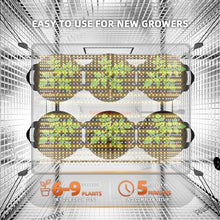 Spider Farmer SF4000 LED Grow Lights for Indoor Plants in 4x4 Grow Tent