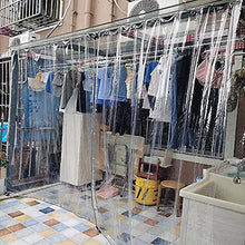 Soft Glass Clear Tarp Cover, Transparent Tarpaulin Waterproof, Balcony Plastic Plate Dust Cover, Foldable Pvc Material, Tear-proof And Wind Protection Boat Tarp, For Cover Gardens Plants, Greenhouses,