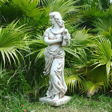 GENUINQ 46'' H Greek Muse Euterpe Nymph Statue Garden Decor