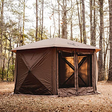 Gazelle Tents G6 Cool Top 6-Sided Portable Gazebo Badlands Brown
