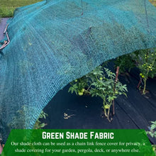 Farm Plastic Supply Green Shade Cloth 70% 12' x 300' Mesh Fabric for Garden Shade and Privacy Screen