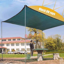 HQQMNY Awning Sun Net with Eyelets 90% Shading Rate Shade Net Garden Umbrella Privacy Screen for Garden Plants Greenhouse(Dark Green,10m x 18m)