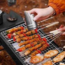 YUIPMHFD Barbeque Grill Home Outdoor Barbecue Rack Portable Folding Side Pull Detachable Stove