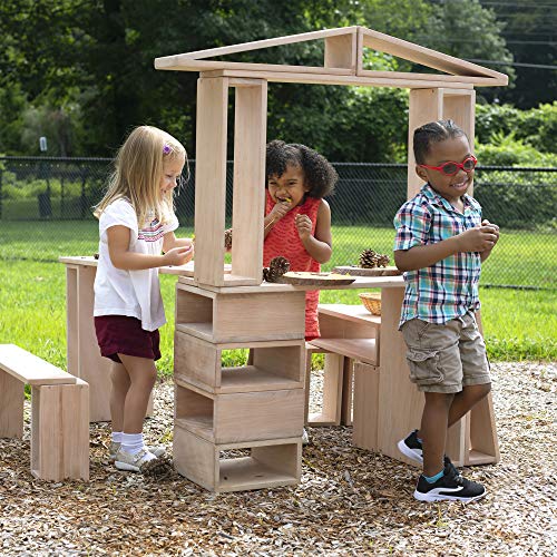 Guidecraft Outdoor Hollow Blocks 25-Piece Set STEM Learning Game