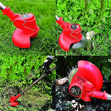 JOMRTS Cordless Trimmer Lightweight Electric Lawn Mower Home Portable Wireless Lawn Mower Small Rechargeable Lithium Battery Lawn Mower Garden Sprout Trimmer