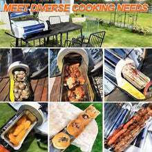 Smokeless Solar Oven, Portable So-lar Stove, 4.5l/1.2gal Solar Oven, Fast 20 Min Meal Prep, Efficient Solars Panels, Max Temperature 288℃/550°F, Ideal for Camping, Outdoor Cooking Travel