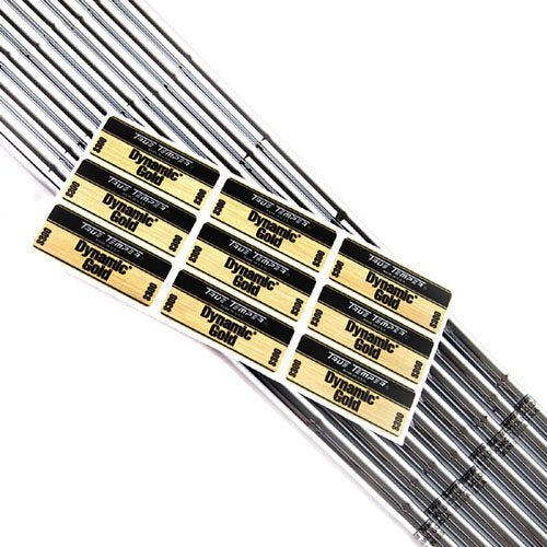 None True Temper Dynamic Gold S300 .370 3-PW Parallel Shaft Set of 8 Stiff Flex