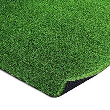 WarmShe Realistic Artificial Grass Turf Rug 12FTx40FT Green