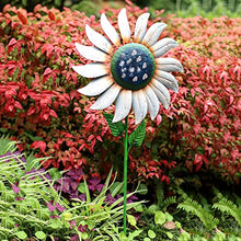 LFFH Ironwork Weathervane, Flower Windmill Garden Spinner Two Metal Wind Sculptures Wind Catchers for Outdoor Garden Decoration