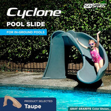 S.R.Smith Cyclone Pool Slide, Taupe – Premium Water Slide