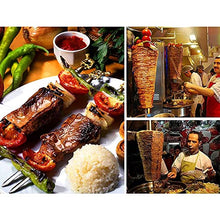 MNSSRN Electric Turkey Grill, 3 Sides 400°F, Gyro Grill, Shawarma Maker, Grill Tools