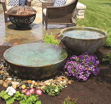 Aquascape 32-Inch Spillway Bowl for Pond, Landscape, and Garden Water Features Green/Patina