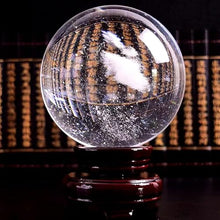 MPUTTCOXN Melting/Natural Multicolor Crystal Quartz Ball with Stand for Healing/Divination/Chakra Balance/Yoga/Home/Office FengShui Decoration (Re-constituted White Crystal Ball, Diameter 20cm)