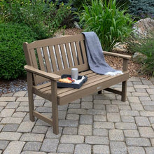 highwood Lehigh Garden Bench, 4 Feet, Woodland Brown