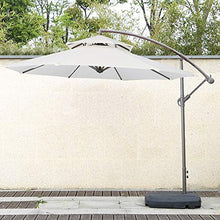 MidiLi Household Garden Parasol, Foldable Outdoor Beach Umbrella, Umbrella Surface Angle Adjustable, Sun Umbrella, Sunshade And Rainproof, For Balcony, Courtyard, Diameter: 2.7M