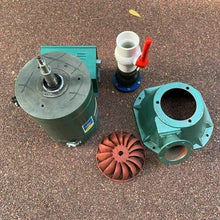 OLONETO 5000W Hydroelectric Generator 230V Single-Phase 400V Three-Phase Water Turbine Low Speed Single-Phase Alternator Hydroelectric Turbine for Home Use(Three-Phase 400V)