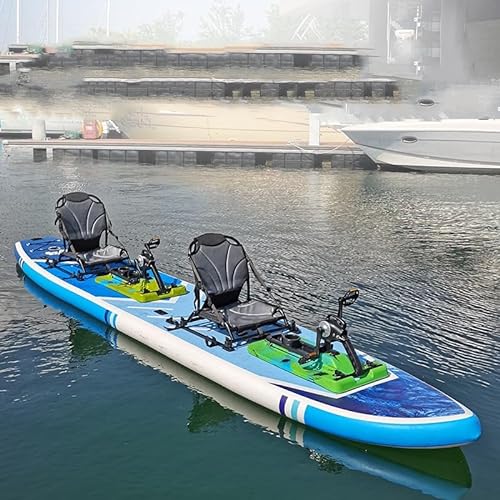 Wesky Inflatable Paddle Board for Adults, Ultra-Light Stand Up Paddle Board with Premium Sup Accessories - Green, Yellow