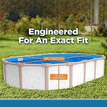IJOWEEN 15 x 30-Feet Overlap Oval Above Ground Swimming Pool Liner, 25 Gauge Thick