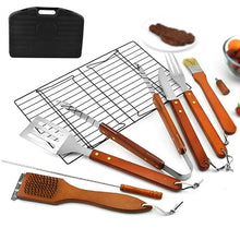 BBQ Tool Combination Set Stainless Steel Portable Carrying Case 18 Piece