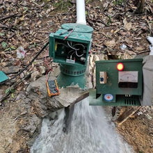 OLONETO 5000W Hydroelectric Generator 230V Single-Phase 400V Three-Phase Water Turbine Low Speed Single-Phase Alternator Hydroelectric Turbine for Home Use(Three-Phase 400V)