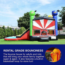 JumpOrange Ninja Warrior Bounce House Water Slide Combo with Blower Ninja