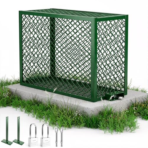 UNGAII Heavy Duty Backflow Preventer Cover, Steel Backflow Cage, Outdoor