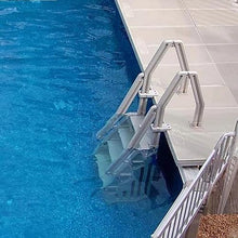 Adjustable 24 Inch in-Pool Step Ladder for 46‑60‑in Wall Height Pools