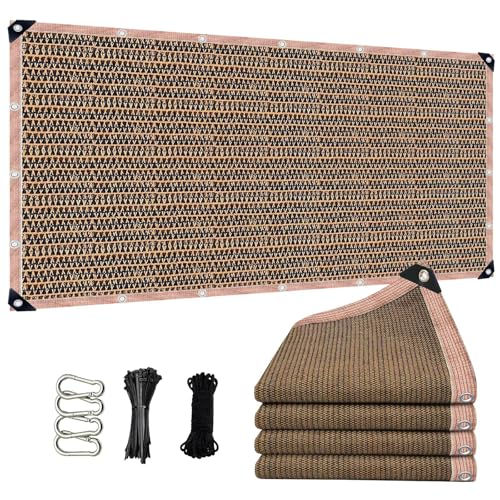 90% Sun Shade Cloth with Grommets, 32 X 56 FT Pergola Shade Cover, Mesh Tarp Sun Screen for Patio, Outdoor, Garden, Backyard(We Make Custom Size)