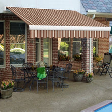 Awntech Retractable Awning Right Motor 18'W x 10'D x 10" H Brown/Terra