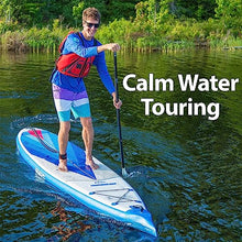 Sea Eagle NeedleNose 14’ Inflatable Lightweight High Pressure Drop Stitch Stand Up Paddle Board SUP Blue/White/Gray