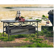AFPSDLFJDLS Portable Folding Table Aluminum Alloy Picnic Camping Furniture