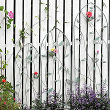 Metal Garden Trellis Plant Climbing aid,Creative Garden Obelisk Detachable birdhouse,Iron art fence frame for decoration Courtyard/Lawn/Patio/Backyard/Terrace ( Color : Green , Battery *1 : 3 )