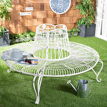 SAFAVIEH Outdoor Ally Darling Metal Tree Bench, 60.3" PAT5019B