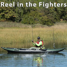 Sea Eagle 385FTA Fasttrack Angler Inflatable Green Fishing Kayak - Hunter Green