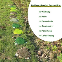 SGeneE Frog Shaped Stepping Stone for Garden Walkway, 30 X 32 Cm Animals Stepping Decorative Stone for Outside/Patio/Pathway/Yard/Pond Area/Porch