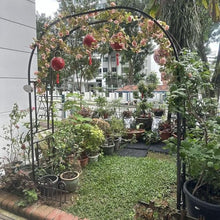 GFSGHZZ Rustproof Metal Rose Arch - Wide Heavy-Du Garden Trellis for Climbing Plants - Ele Outdoor Entrance Det,A-340X230X40Cm