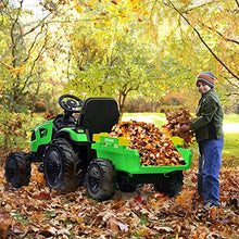 Hetoy 24V Kids Ride-On Tractor Excavator Bulldozer Green