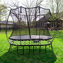 Springfree Compact Oval Trampoline 6x9 ft Black