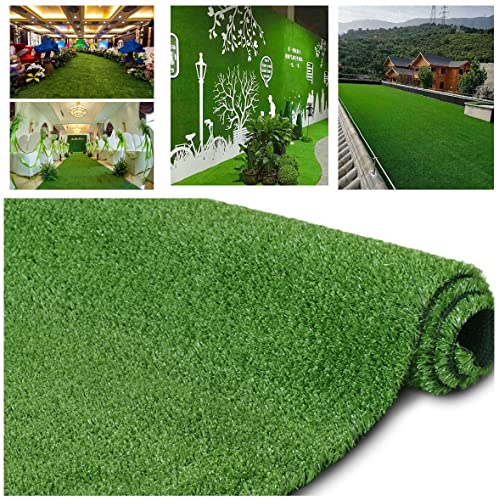 Petgrow Artificial Grass Turf Lawn 12FTx40FT Green Customized Width 12ft