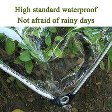 ZHENGQIAN PVC Tarpaulin with Zipper,Heavy Duty Transparent Tarps,0.5mm PVC Transparent Waterproof,for Pergola Patio Porch Gazebo Garage,Various Sizes can be Customized (Size : H2.6xW9m/H8.5xW29.5ft)