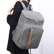 OBKSEB Large Capacity Lunch Backpack Picnic Warm Insulated Bag Leak Proof Thermal Outdoor Food Beverage Storage