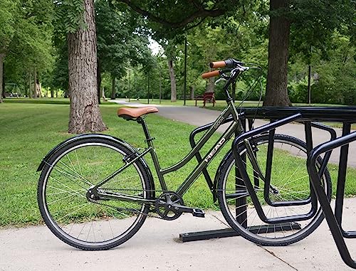 Head Groove Belt Drive Comfort Hybrid Bike Green