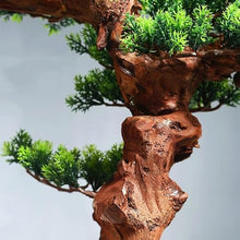 QWERAXZG Simulation of Green Plant Welcome Pine Bonsai Porch Living Room Tea Interior Decoration