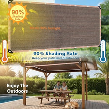 90% Shade Cloth for Garden - 36 x 36 FT Durable Mesh Tarp with Grommets, Sunblock Net for Patio for Plants Greenhouse Outdoor Pergola Sun Shade Neting for Chicken Coop Cover