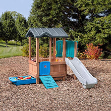 Step2 Woodland Adventure Playhouse & Slide Brown