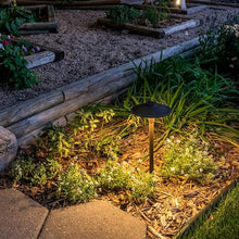 VISTA 4-Pack Cast Aluminum Landscape Path Lights, 12V Low Voltage Landscape Lighting Pathway Lights with 1.5W G4 LED Bulb for Outdoor Walkway Yard Garden Driveway (Black)