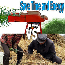 TXMACHINE® Lawn Mowers 800kg/h hay Cutter Machine with Miniature Circuit Breaker hay Cutter Silage Machine Electric Grass Cutter for Chaff,Corn Straw,Grass,Wheat Straw (with 2.2KW 220V Motor)