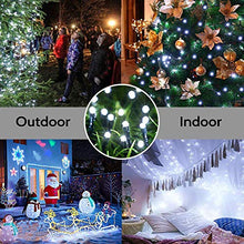 HUIYIJIA 2 Pack Upgraded Solar Christmas Light String, 102M 1000LED/USBOutdoor Light String 8 Modes Waterproof for Trees Patio Fence Party Decor (White)