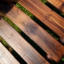 Coral Coast Rustic Torched Log Curved Back Porch Swing and A-Frame Set